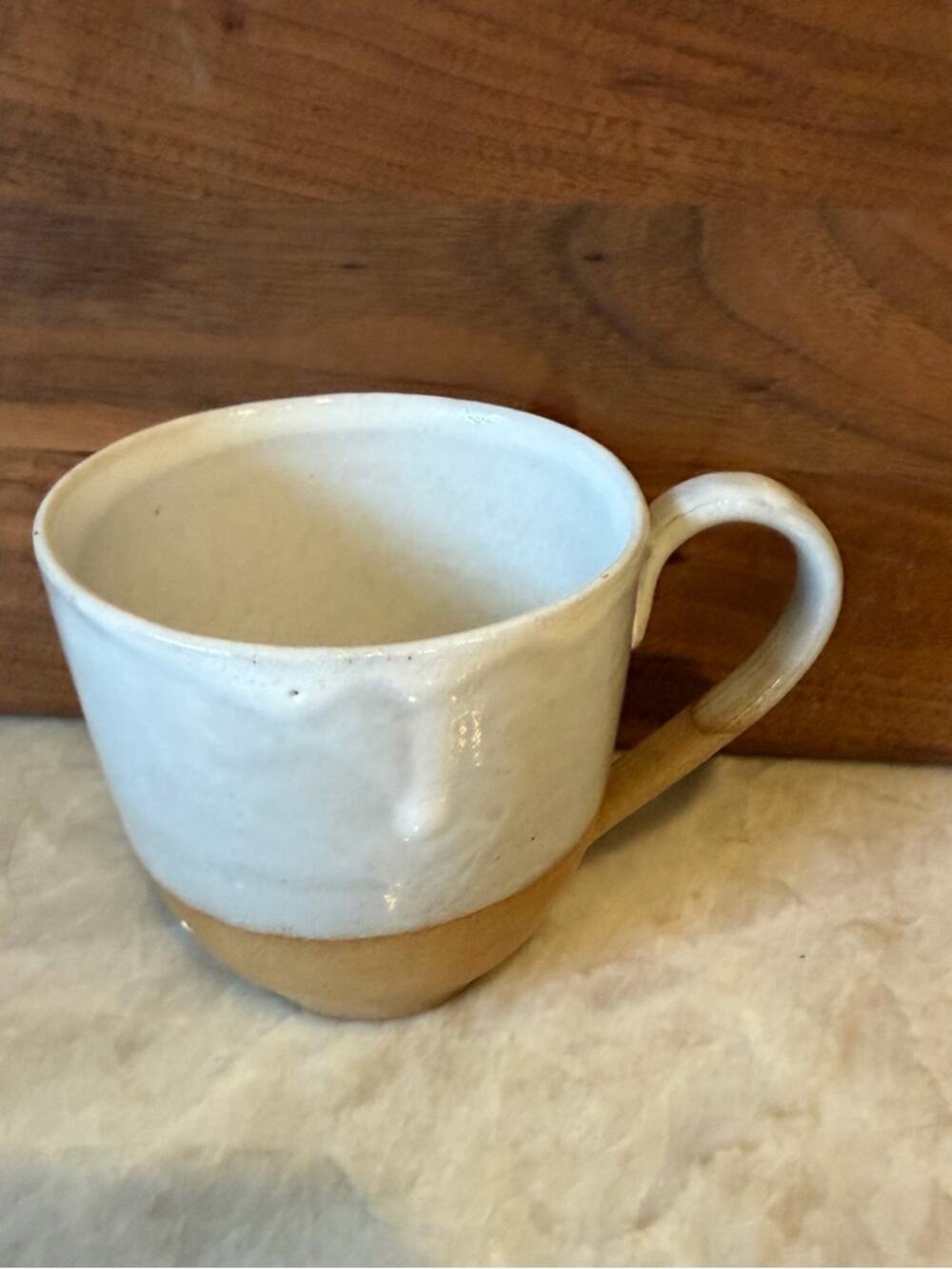 Lera MM ceramics pottery mug drip
Glaze white